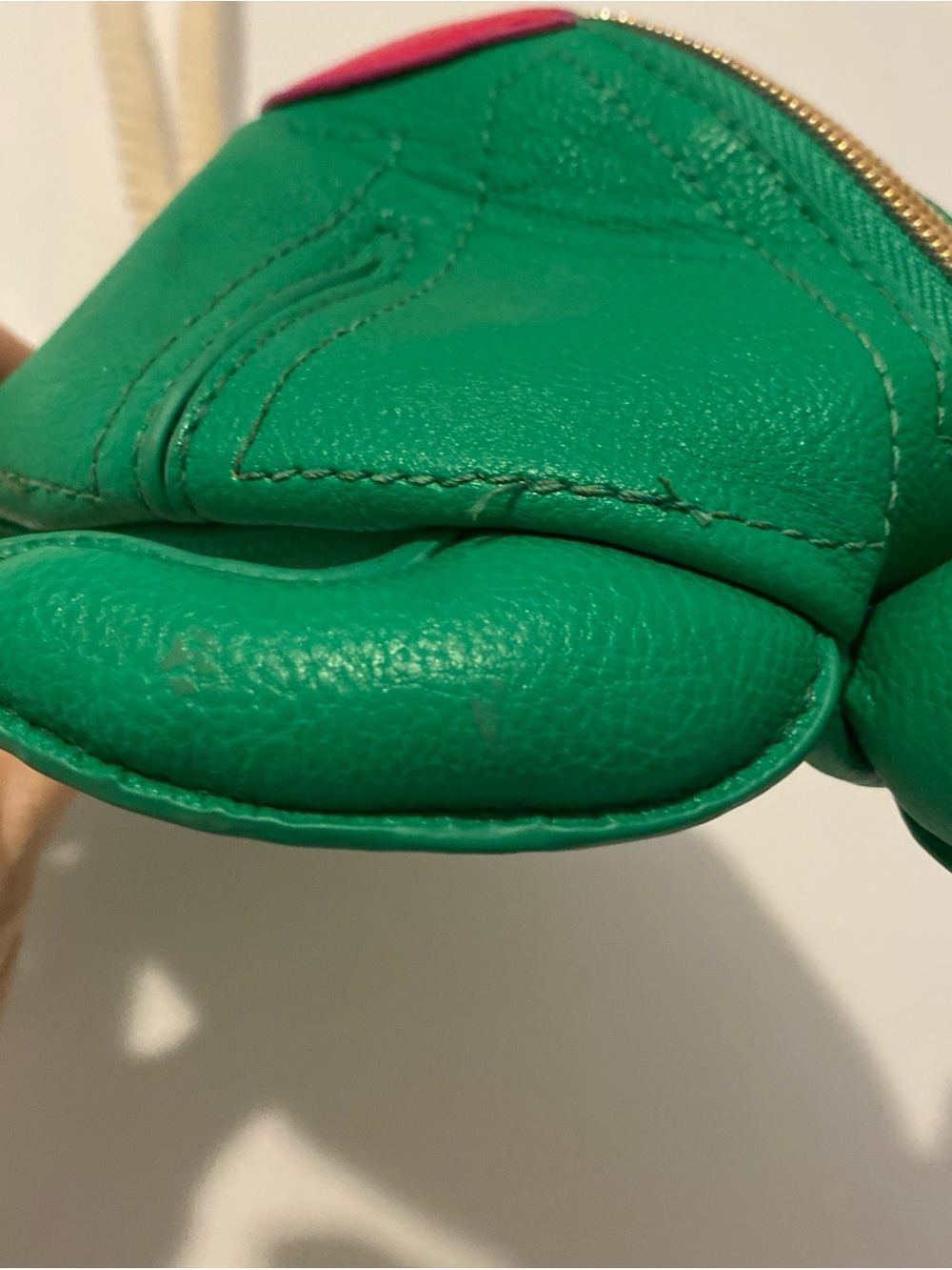 Betsey Johnson Turtley Awesome Green Wristlet Clutch - Picture 7 of 13